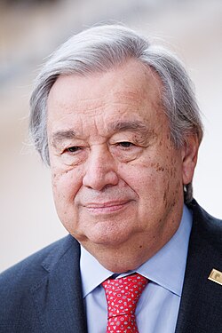 click to see larger image Antonio Guterres - Secretary General United Nations