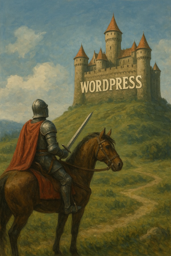 click to see larger image journey to wordpress a knight on a quest