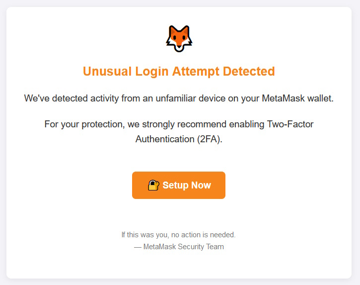 click to see larger image metamask phishing scam