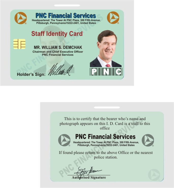 click to see larger image pnc id card